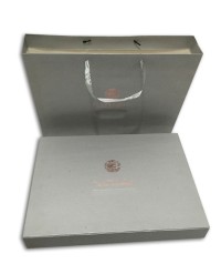 TWLP014  Custom fashion towel box design hotel towel box  make LOGO towel box  towel box garment factory front view